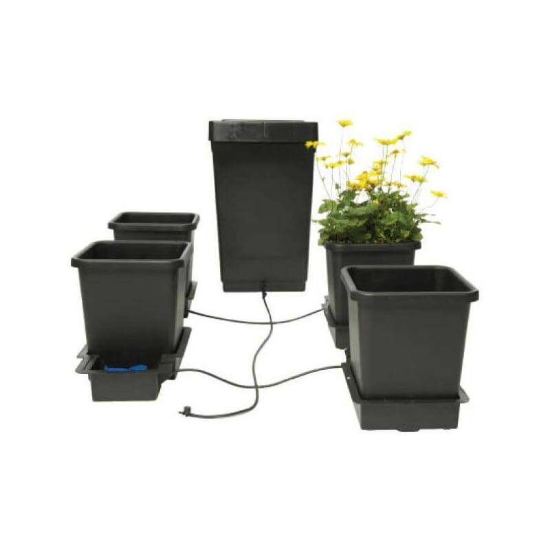 Slimme WiFi Druppelirrigatie Kit - Tweekanaals Automatisch  Bewateringssysteem Voor 20 Potplanten Met App Bediening