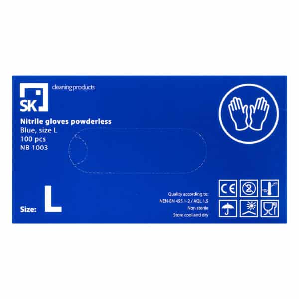 Handschoenen latex, doos a 100 stuks - Afbeelding 2