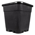Vierkanten plastic pot voor plant