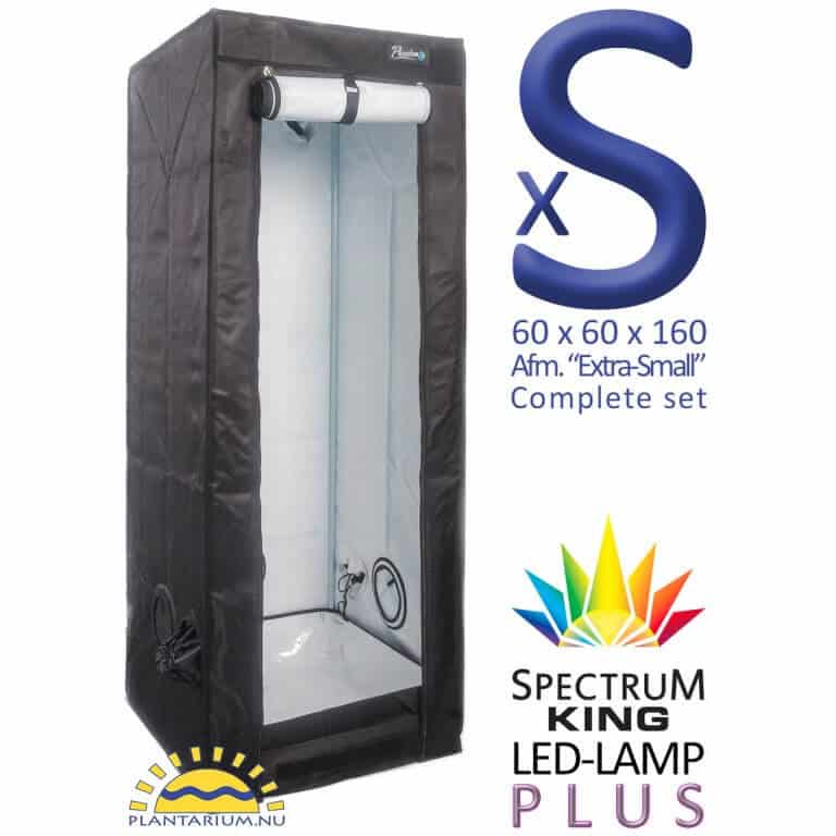 Wiet kweektent met LED