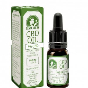 CBD olie 5%, 1500mg, Sensi 30 ml