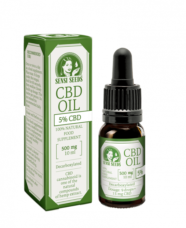 CBD olie 5%, 1500mg, Sensi 30 ml