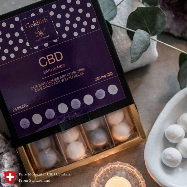 CBD Bath Bombs Goldfish Amsterdam