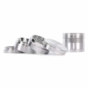 Aluminium grinder Black Leaf