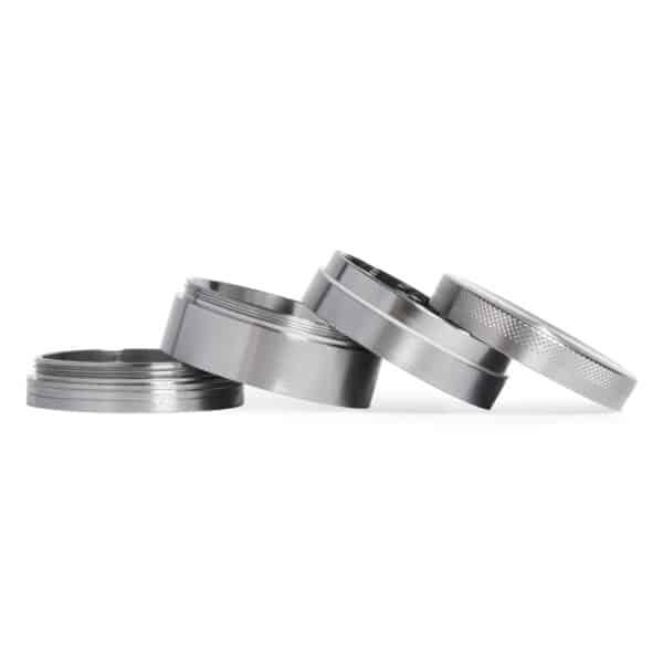 Black Leaf aluminium grinder groot