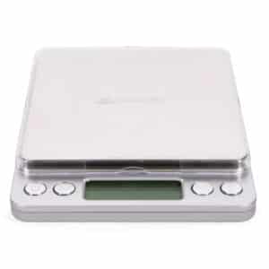 Nauwkeurig wiet afwegen met Envy precisie weegschaal NV-500 0.01 gram van On Balance