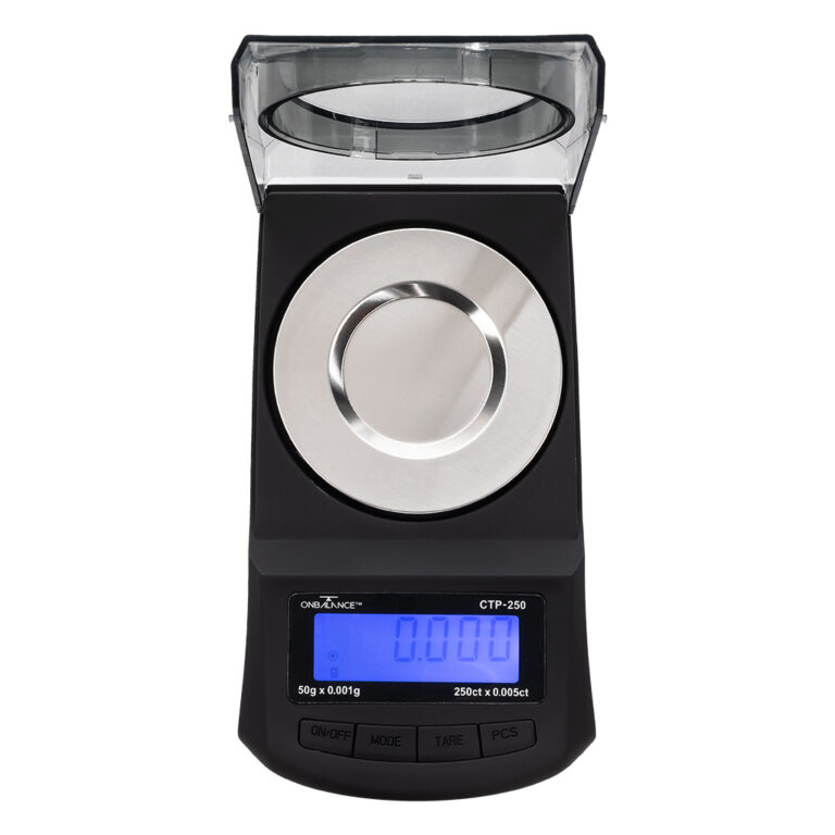 CTP-250 digitale weegschaal 1 milligram van On Balance Weegschalen met verlicht display