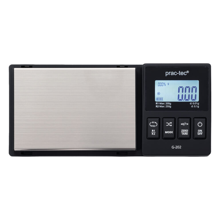 Digitale weegschaal voor grammen 0.1 g van Prac-Tec Weegschalen met verlicht display