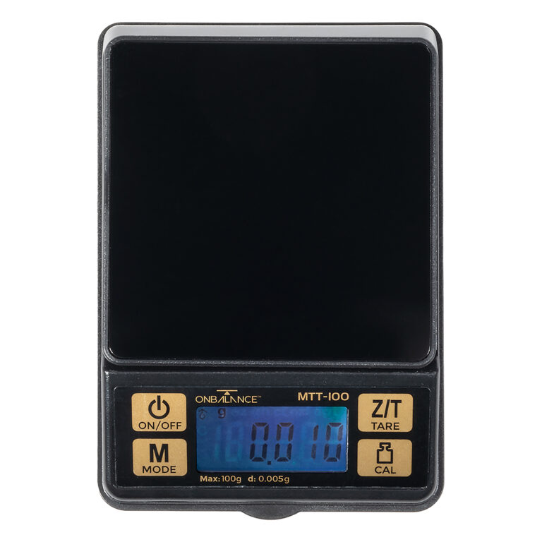 MTT-100 digitale weegschaal 0.05 gram van On Balance Weegschalen met backlit verlicht display