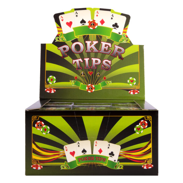 Poker filter tipjes in een display box