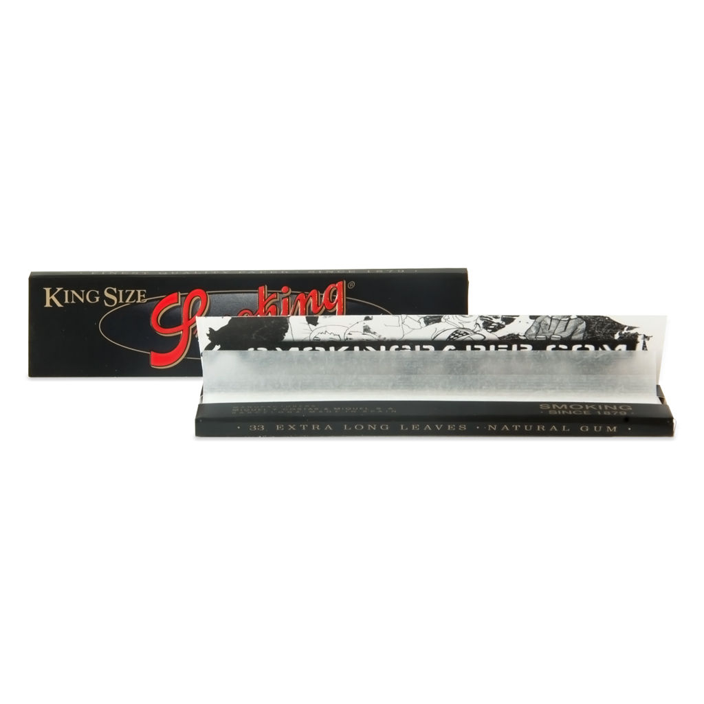 Smoking Black King Size Slim lange vloei Smoking Black King Size Slim lange vloeitjes in een pakje