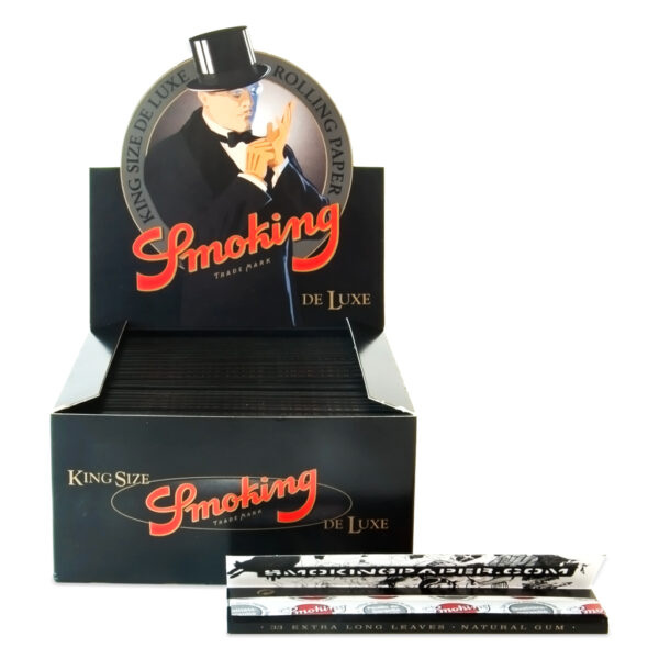 Smoking Black King Size Slim lange vloei in een doos