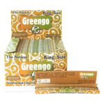 Greengo King Size natuurlijke ongebleekte lange vloei in een doos