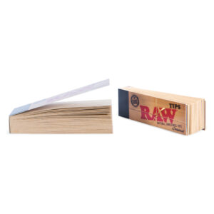 RAW Original bruine, ongebleekte filter tips