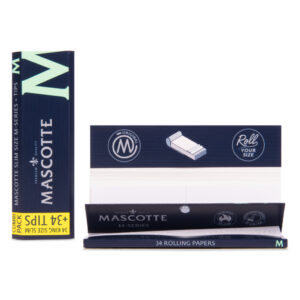 Mascotte King Size Slim lange vloeitjes en filtertips in een combi pack met magneetsluiting