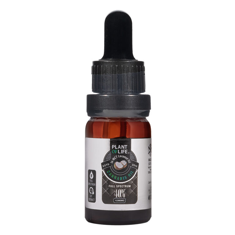 CBD 40% MCT kokosolie van Plant of Life voor meer rust