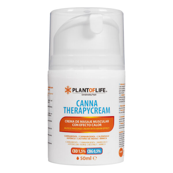 CBD & CBG hennep creme met een verwarmend effect is een massage creme om spieren en gewrichten voor te bereiden op intensief sporten