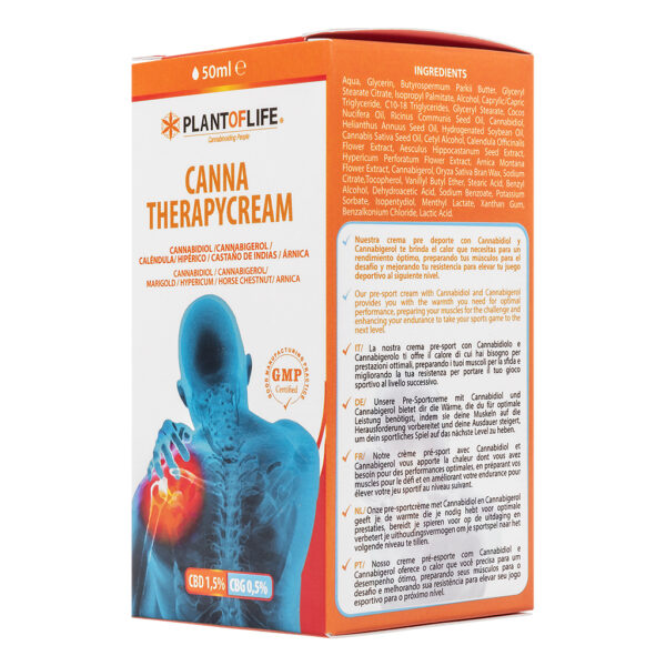 CBD & CBG hennep creme met een verwarmend effect voor maximale prestaties van spieren tijdens sport
