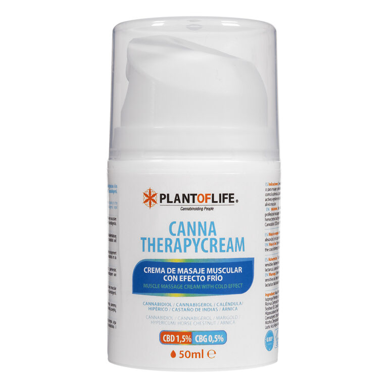 CBD & CBG creme met een verkoelend effect van Plant of Life is een massage creme die bijdraagt aan spierherstel