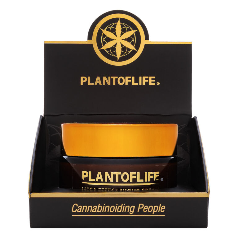 CBD & CBG nachtcreme van Plant of Life voor een zachte, rustige, stralende huid