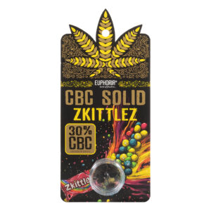 CBC hash 30% Zkittlez van Euphoria voor meer rust, ontspanning en bij burnout