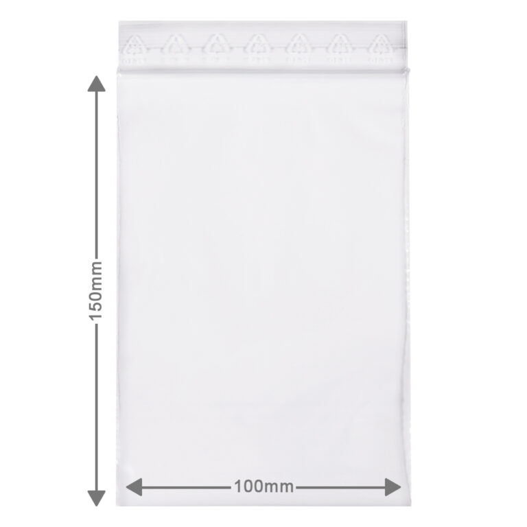 Deze ziplock bags, ook wel gripzakjes genoemd hebben een afmeting van 10x15cm