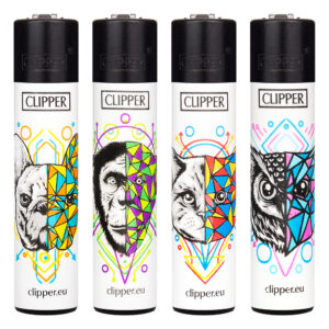 Clipper navulbare aansteker met Geometrical Animals #2 print