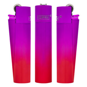 Clipper Pink Gradient metalen aanstekers roze rood verloop