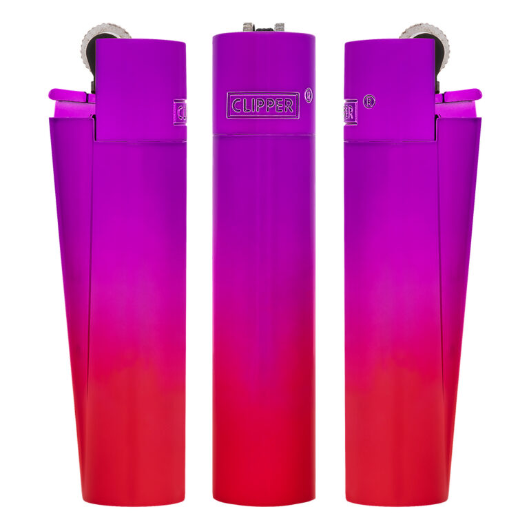Clipper Pink Gradient metalen aanstekers roze rood verloop