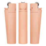 Luxe Clipper aanstekers Rose Goud van metaal met glanzende afwerking