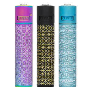 Clipper metalen aanstekers met All Patterns print