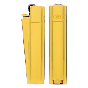 Clipper metalen aanstekers Goud