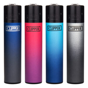 Clipper navulbare aansteker met metallic Gradient print in donkere kleuren