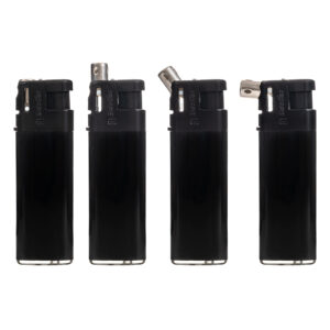 Piezo Kickstart aanstekers met draaibare kop hebben een regelbare vlam die in verschillende posities kan worden gericht.