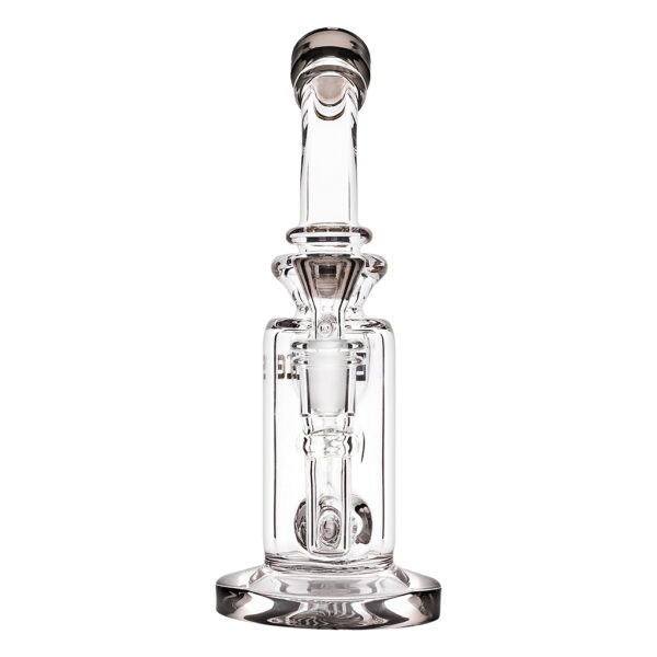 Bong van glas met percolator die geschikt is voor kruiden, wiet, hash, olie en dabbing