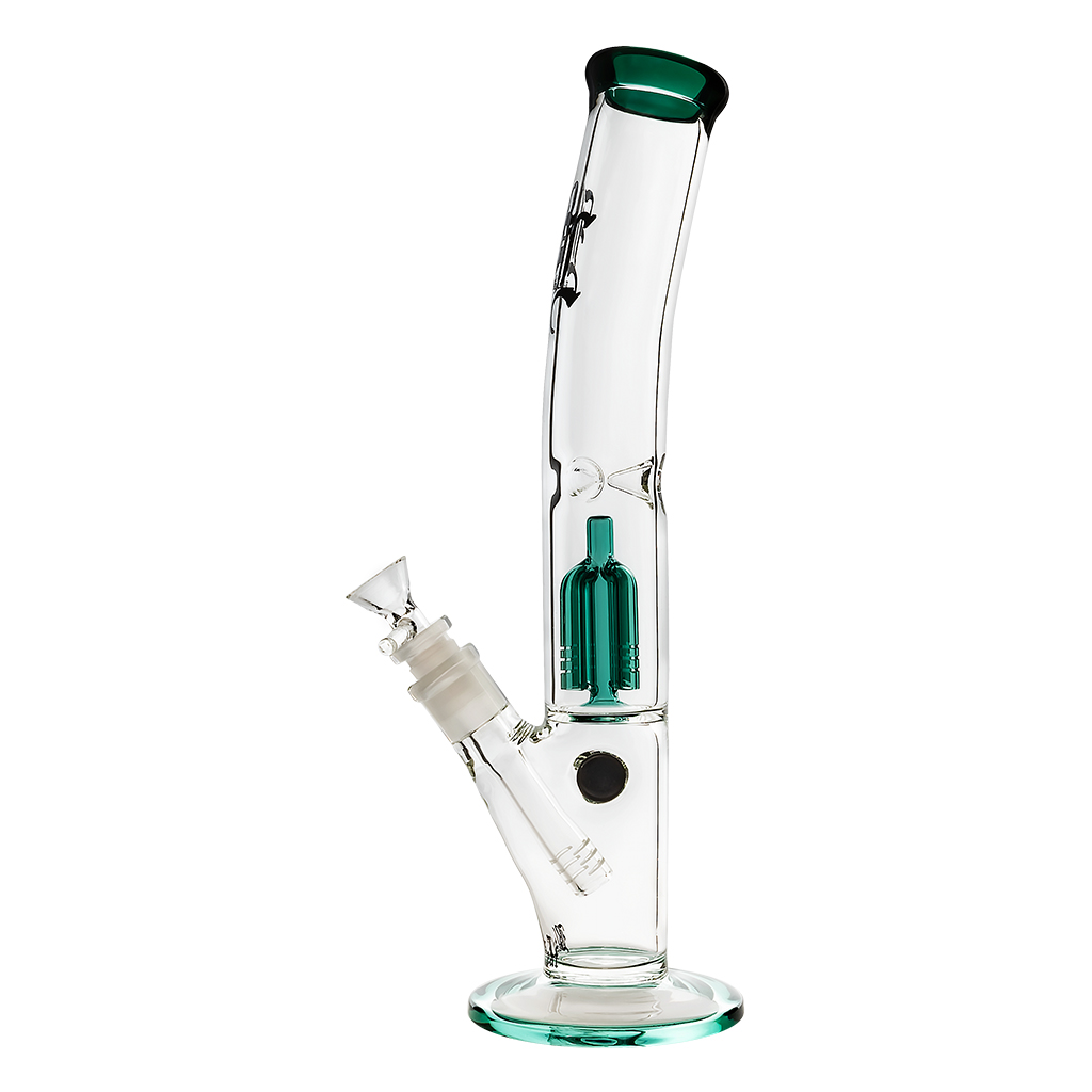 Ijs bong 4-arm percolator 33cm groen