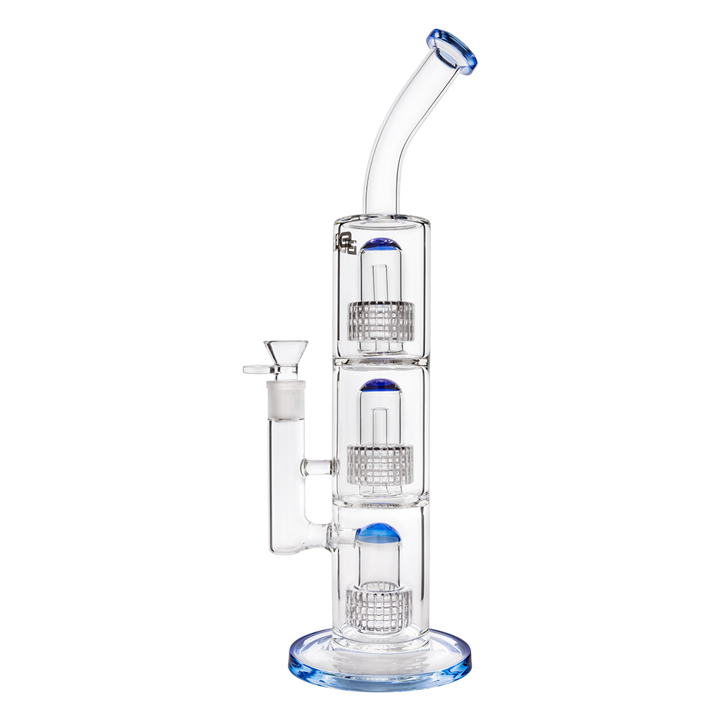 Triple drum percolator bong 44cm