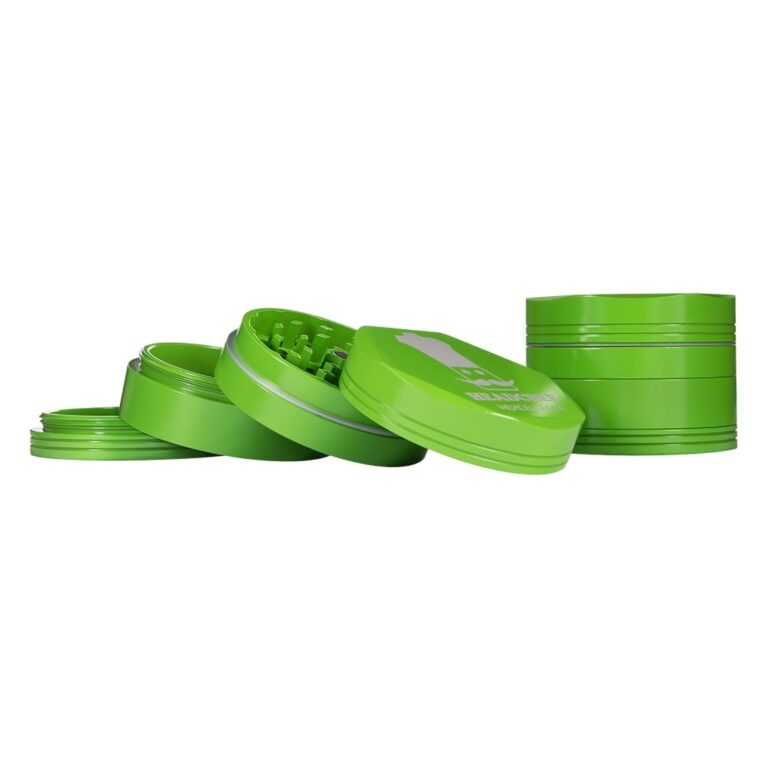 Headchef Hexcellence Hardcore grinder 4-delig 62 mm groen geopend